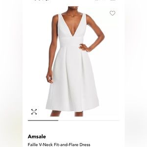 AMSALE NWT white dress